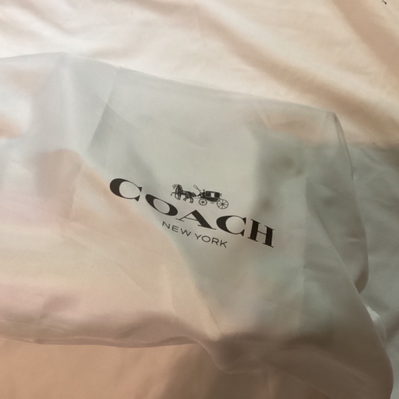 Coach Stripe bag tassels purse red teal purple pink green charm emblem handles - Picture 11 of 11